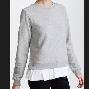 Clu too ruffled sweatshirt size XS